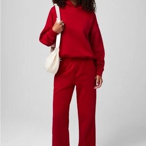 Fabletics FLEECE WIDE LEG
SWEATPANT Size L